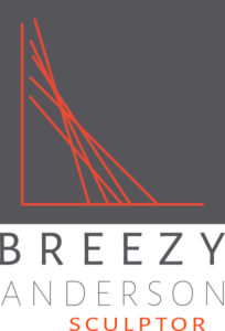 Breezy Anderson logo sculptor